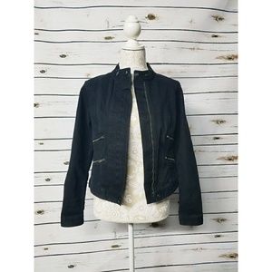 Elle Black Denim Jacket XS